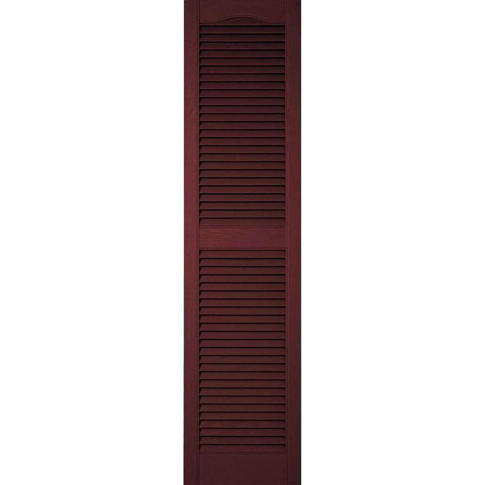 Bordeaux Vinyl Open Louver Shutters G839