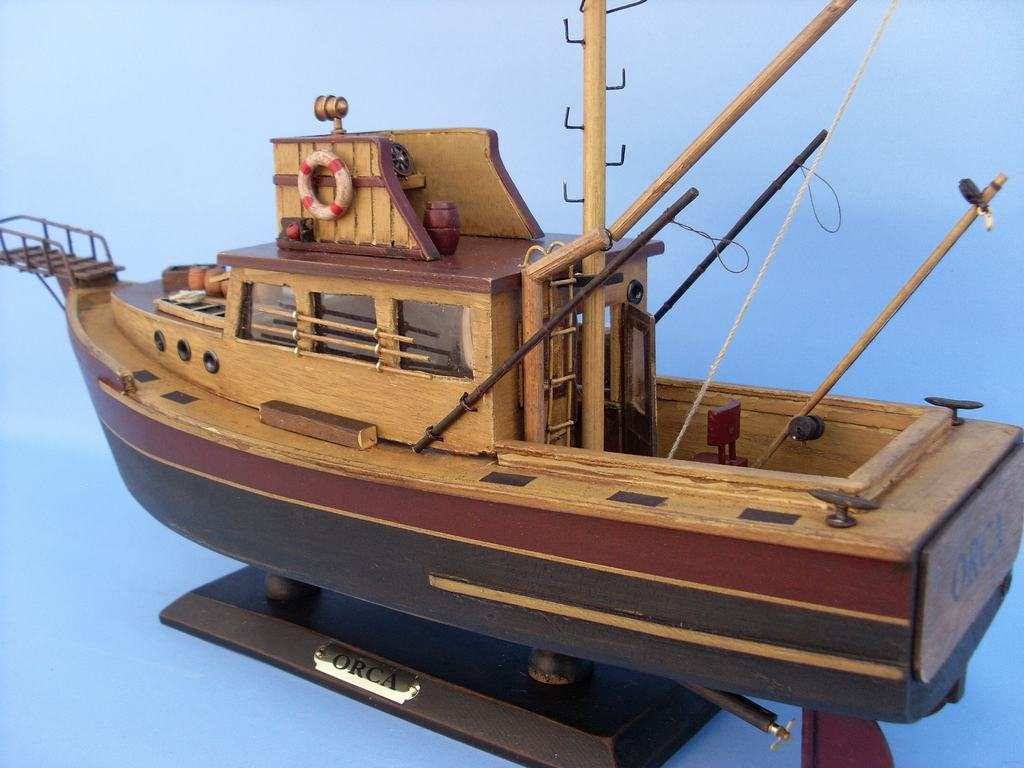 Wood Model Boat Nautical Decoration G6705