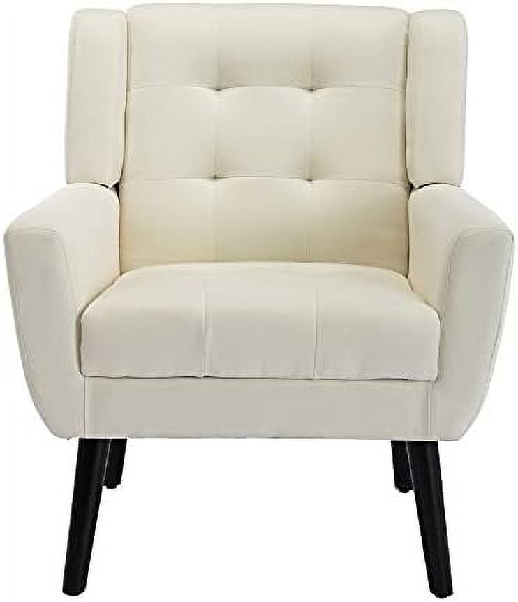 Yellow Upholstered Fabric Accent Chair with Arms J373827