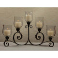 Bronze Iron 5 Light Acanthus Candelabra G95185
