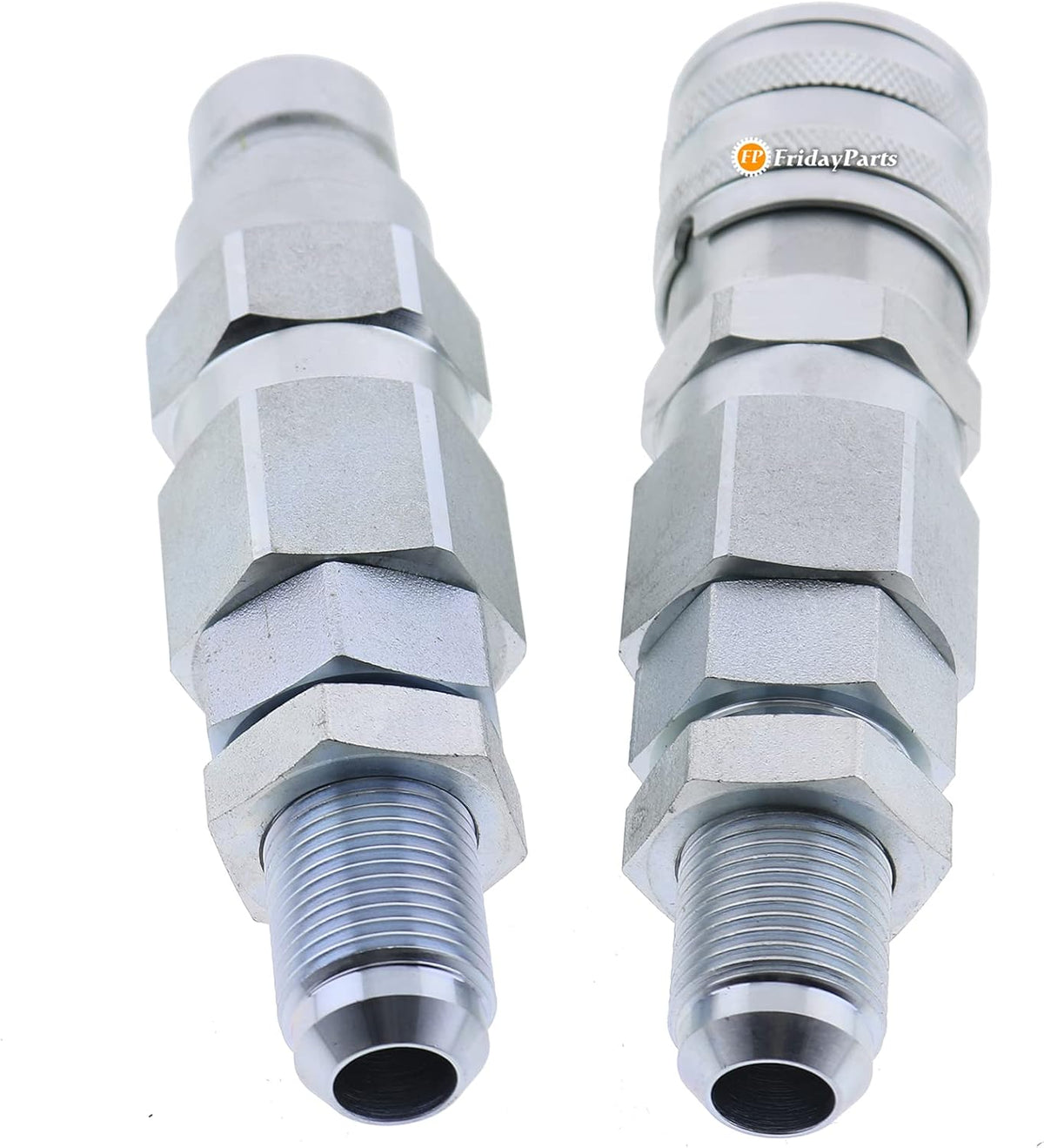 1/2 Flat Face Hydraulic Quick Connect Coupler Set Y617045
