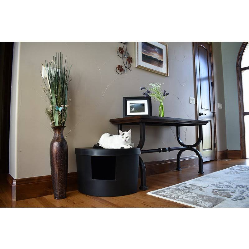 Black Cat Litter Box Y6979