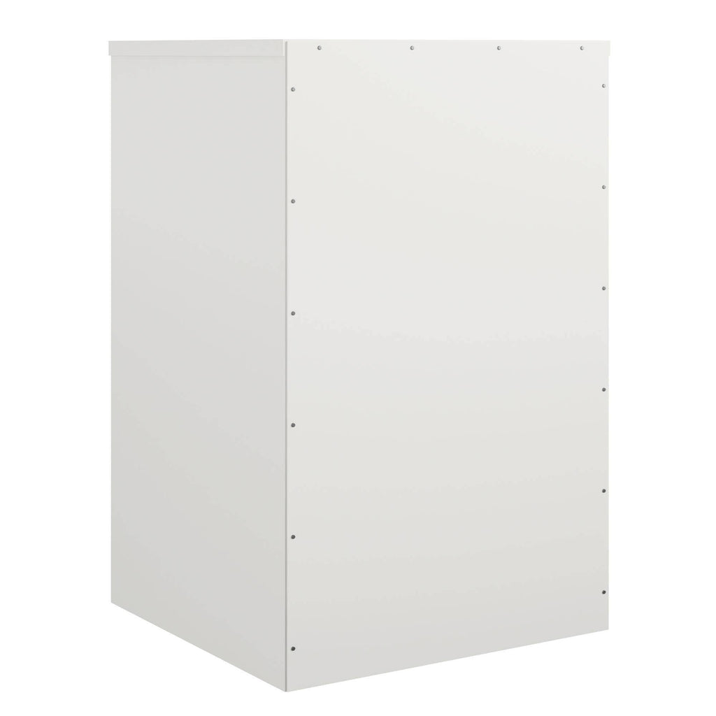 White 2 Drawer File Cabinet H29653