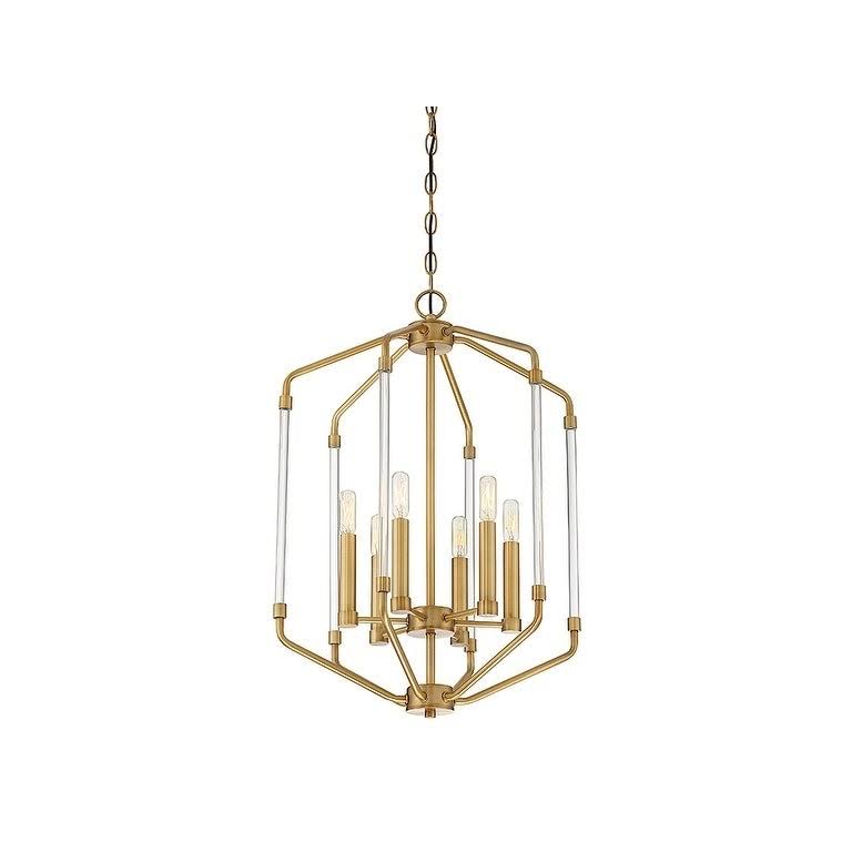 Warm Brass 3 Light Foyer P36051