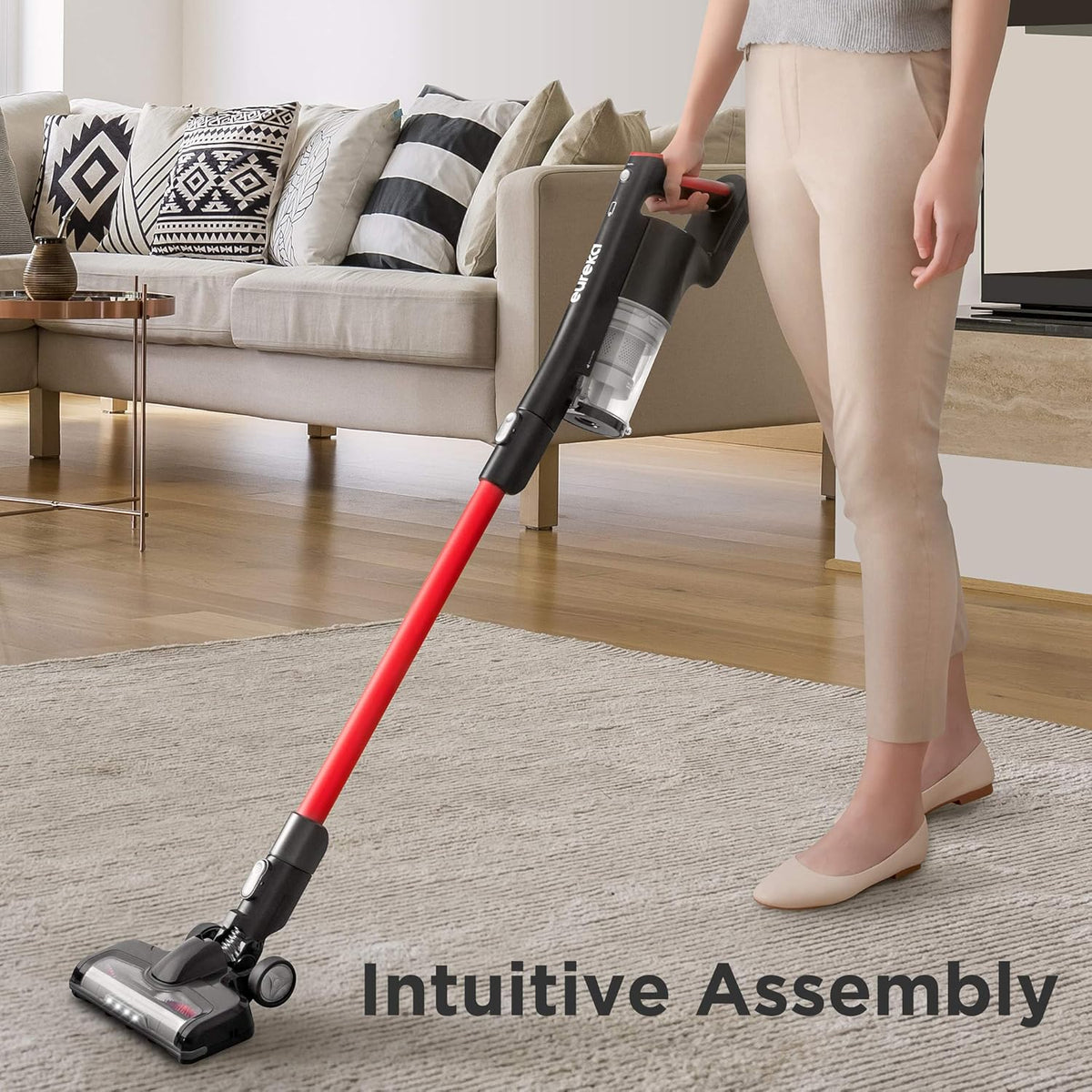 Red Cordless Stick and Handheld Vacuum Cleaner G112