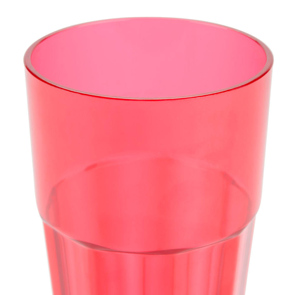 Red Poly Tumbler Glass O16010