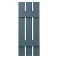 Coastal Blue Polypropylene Board and Batten Shutters Pair D32603