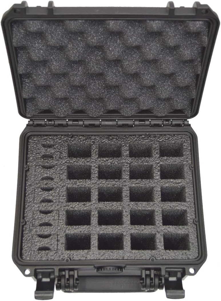 Waterproof Firearm Ammunition Case with Foam Insert F17490