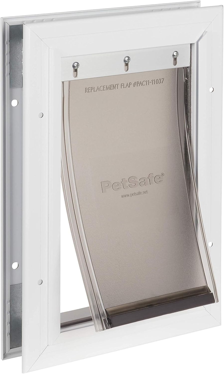 Aluminum Dog Door or Cat Door with Tinted Vinyl Flap and Slide-In Closing Panel J6908