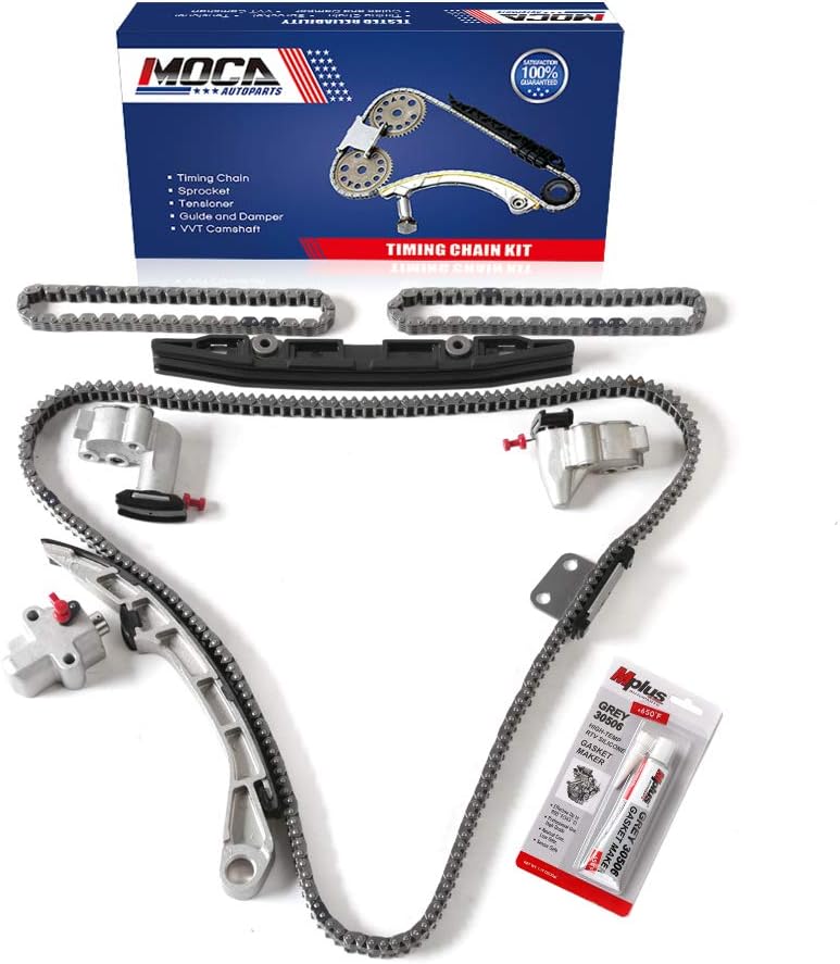 Engine Timing Chain Kit for NISSAN Altima Maxima Murano 3.5L V6 DOHC 24 Valve VQ35DE P66638