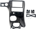 Matte Black Double Din Dash Installation Kit for Chevy Corvette C5 G22208