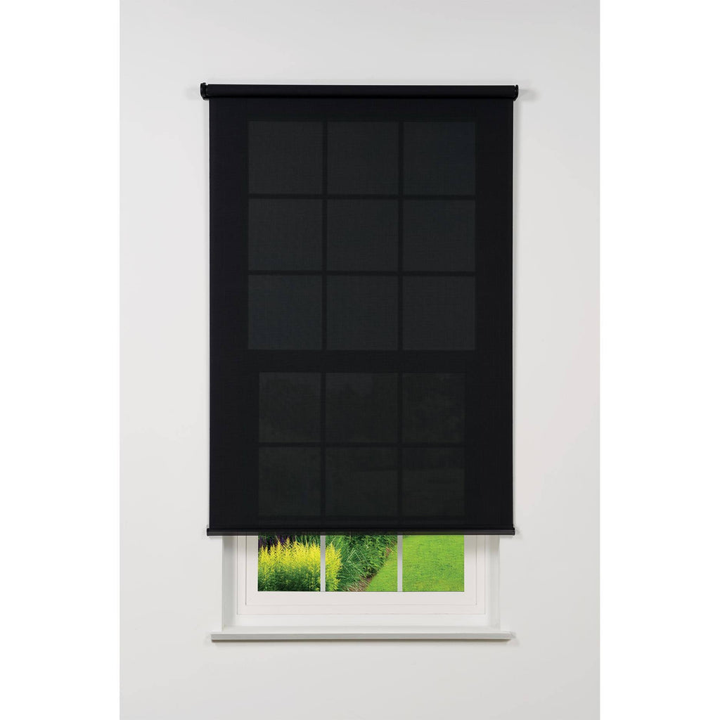 Black 39 W x 78 H Cordless Roller Shade D508