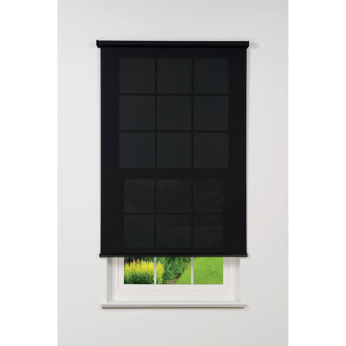 Black 39 W x 78 H Cordless Roller Shade D508
