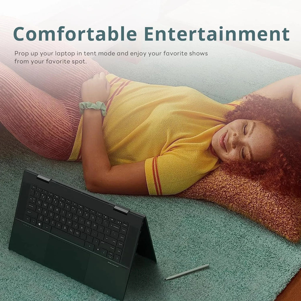 HP Envy x360 2-in-1 15.6" Touchscreen Laptop, AMD Ryzen 7 5825U, 32GB RAM, 2TB PCIe SSD, Black (Renewed) L351