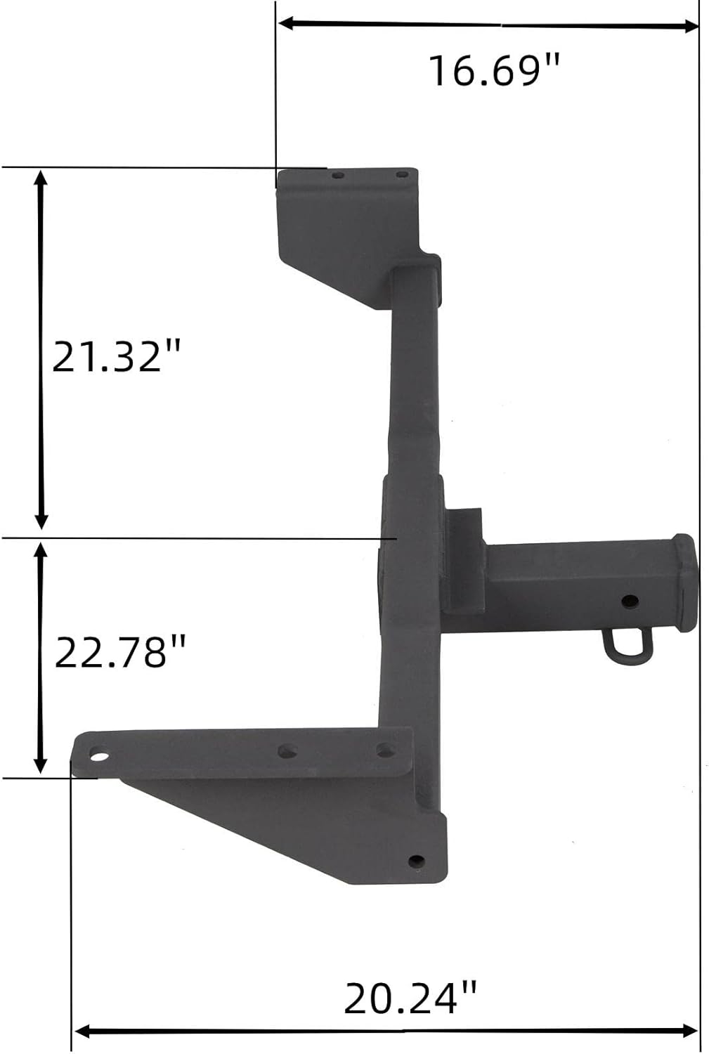 Class 3 2'' Trailer Hitch Receiver Powder Coated Z6498