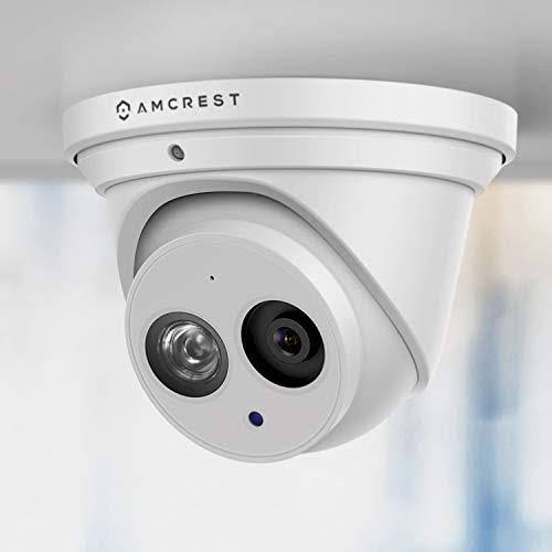 2-Pack Outdoor Security IP Turret PoE Camera, 4K (8MP), 98ft Nightvision, 2.8mm Lens, IP67 Q112914