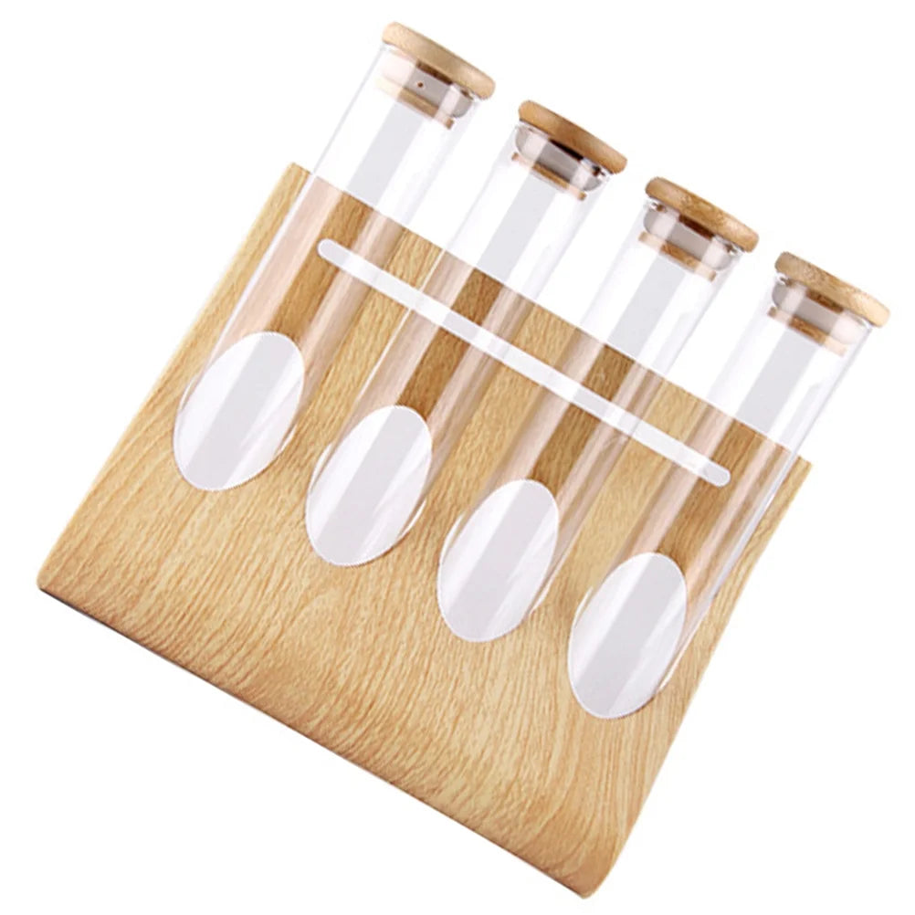 Clear Glass Test Tube Storage Rack V583