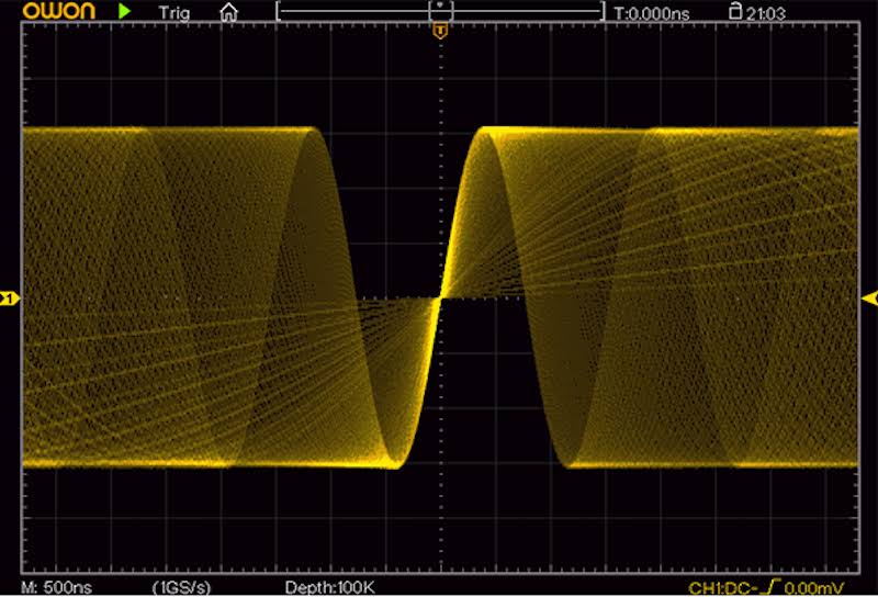4-Channel Touchscreen 60MHz Digital Oscilloscope P475