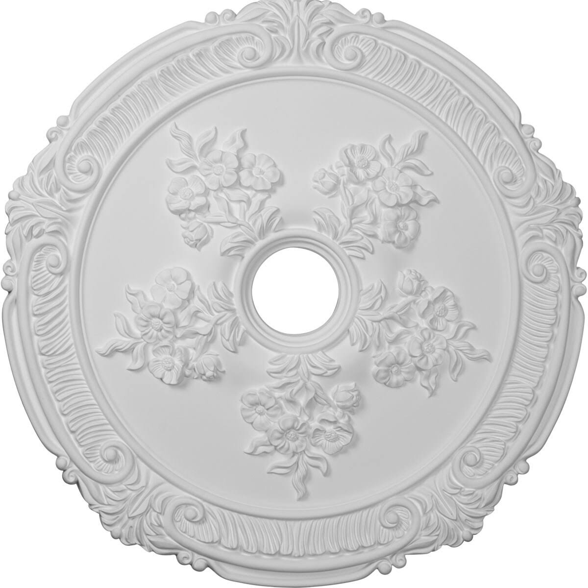 Hand-Painted Athenian Green Ceiling Medallion X558