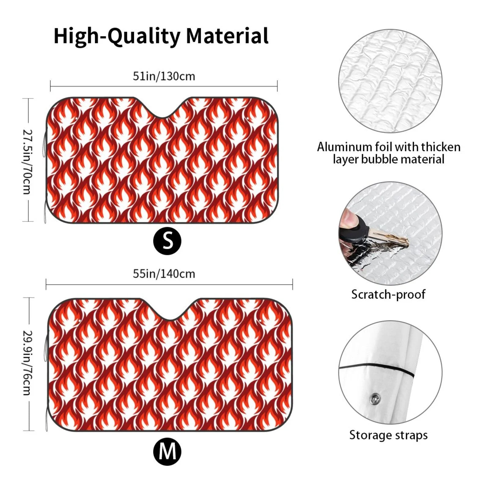 Foldable Car Windshield Sun Shade M566