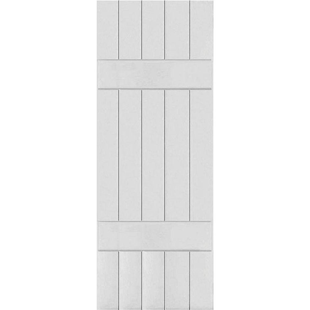 18x22 x 55x22 Primed Cedar Board-n-Batten Shutters (Per Pair) L260