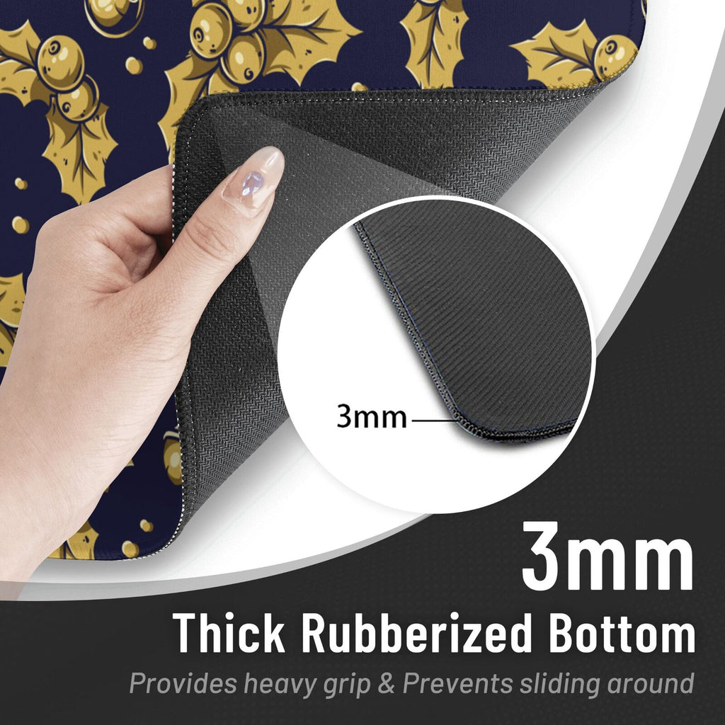 Yellow Bells Prints Non-Slip Gaming Mouse Pad, 15.8"x29.5" U6353