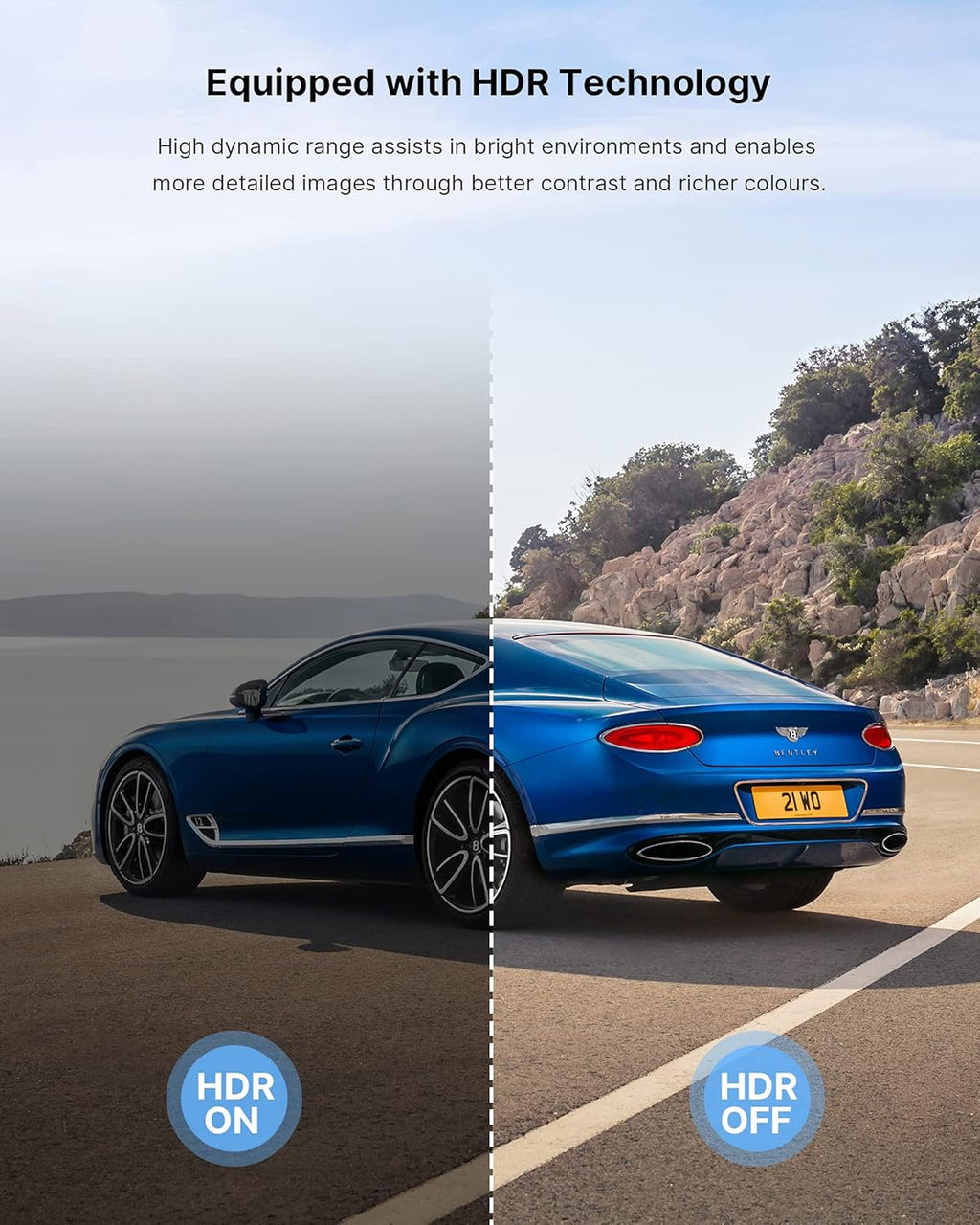 Dual Dash Cam 1080P+720P FHD Front and Inside Car Camera with IR Night Vision Pack of 2 C20727