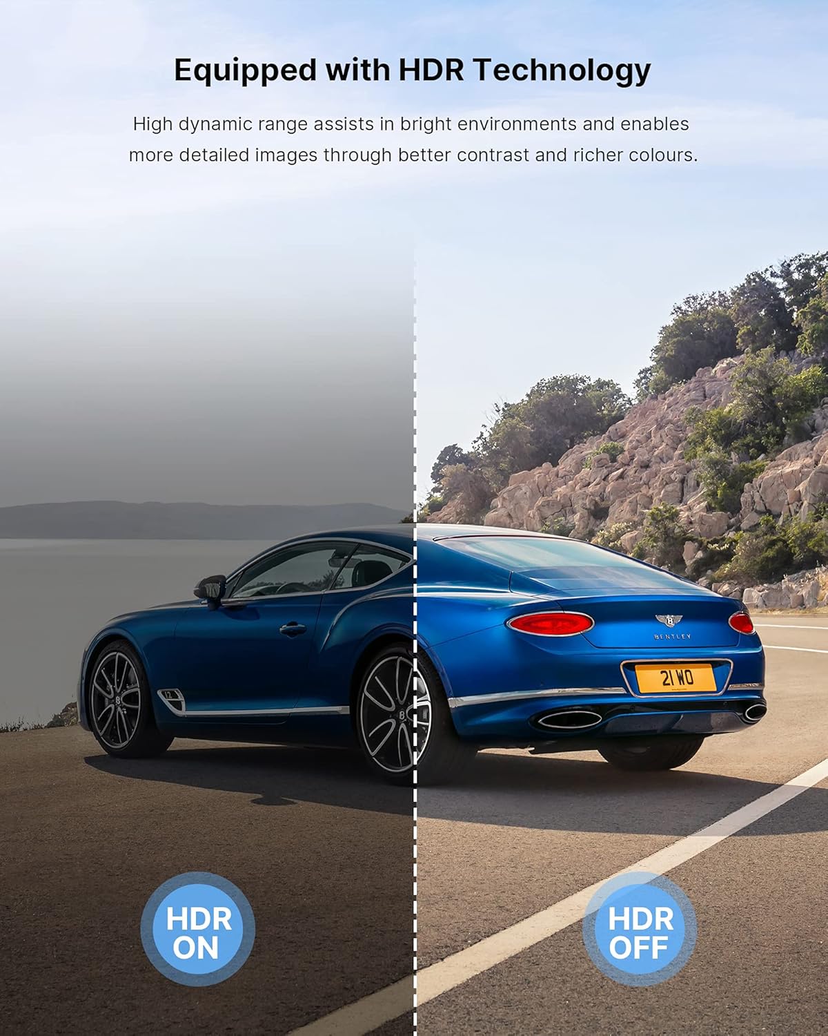 Dual Dash Cam 1080P+720P FHD Front and Inside Car Camera with IR Night Vision Pack of 2 C20727