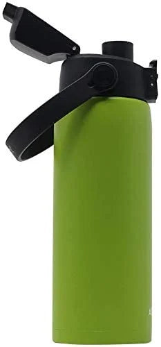 6-Pack Lime Green 21 Ounce Stainless Steel Double Wall Insulated Sports Water Bottle D70614