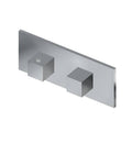 Polished Nickel Square Two Hole Horizontal Thermostatic Valve Trim Plate H6322