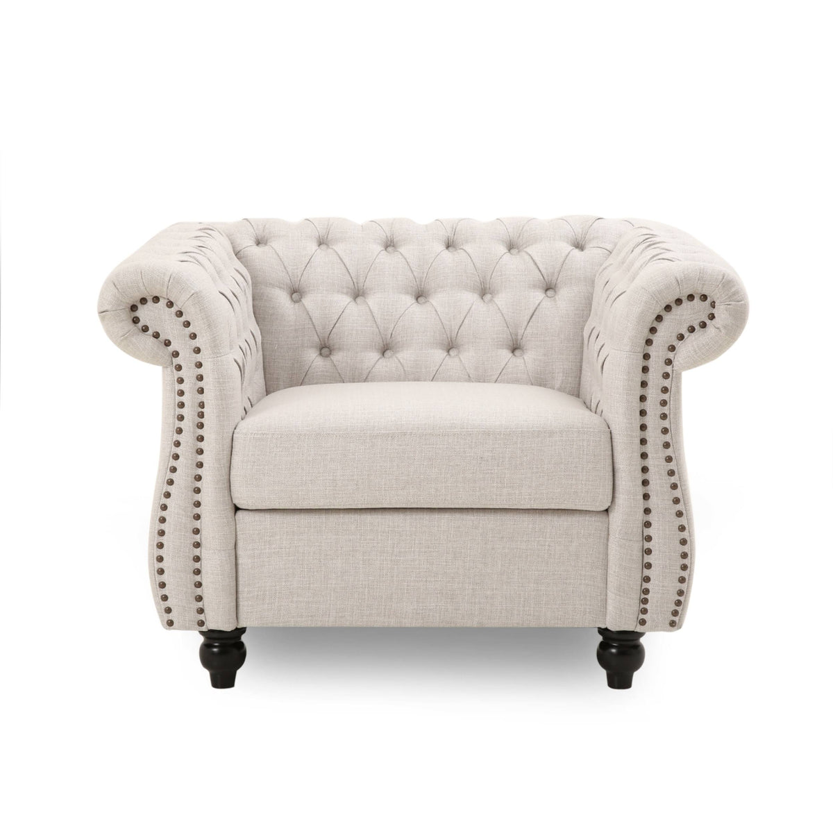 Chesterfield Club Chair Beige K7520