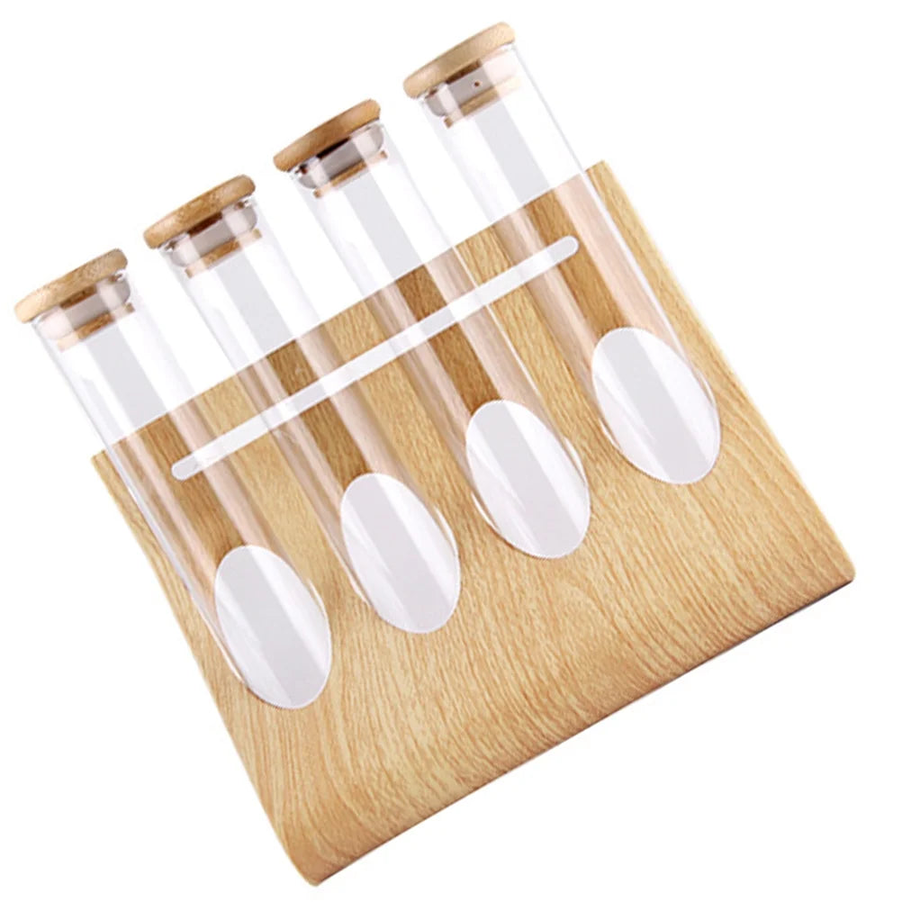 Clear Glass Test Tube Storage Rack V583