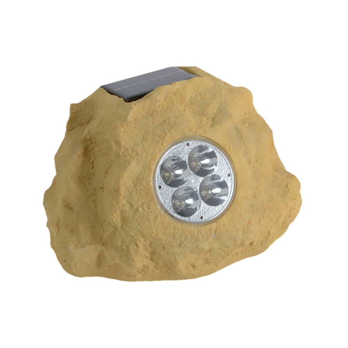 Set of 3 Solar Sandstone Rock Spot Lights D457345