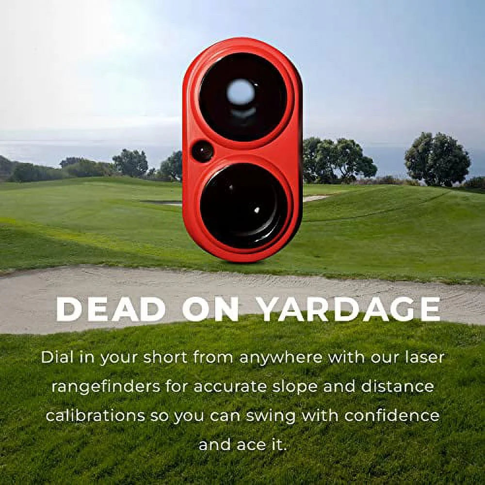Golf Rangefinder with Slope, 1000 Yard Range, 6X Magnification N86638