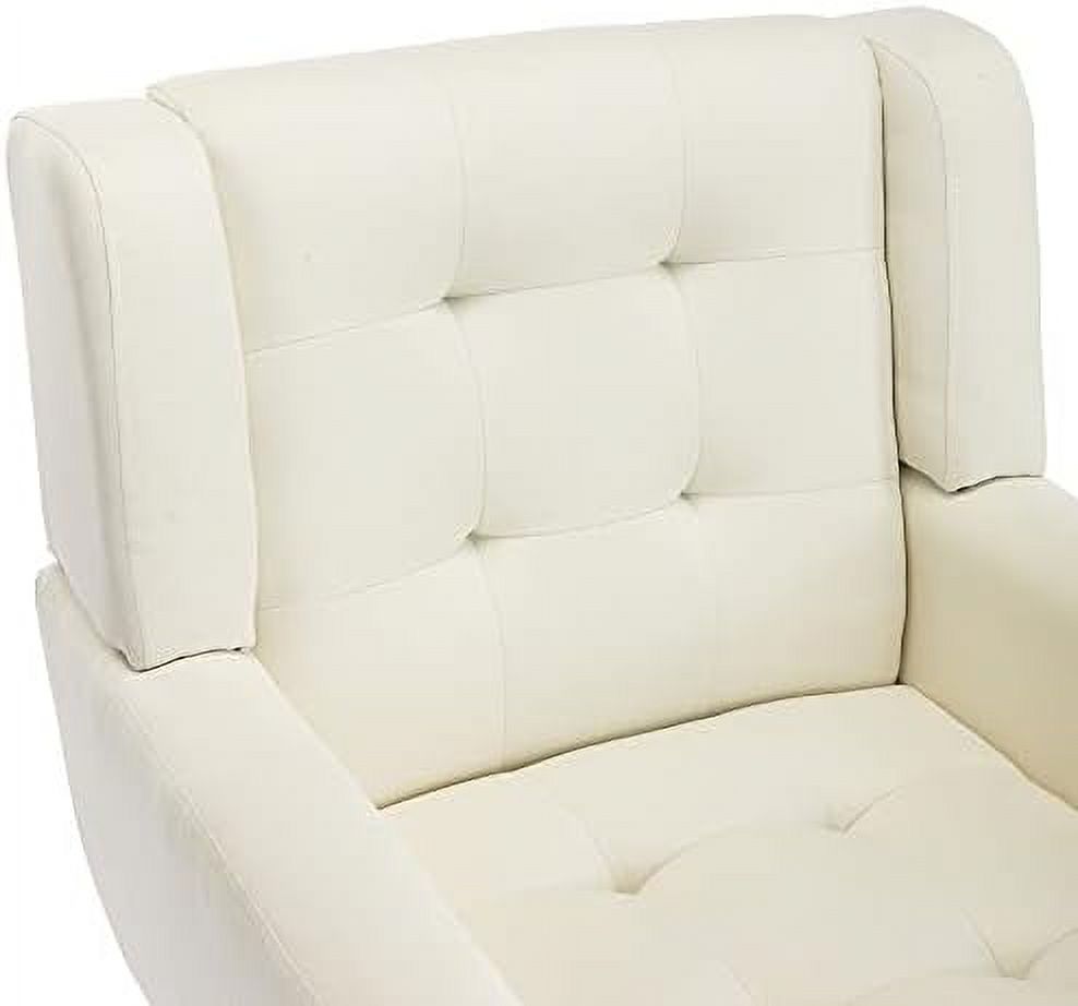 Yellow Upholstered Fabric Accent Chair with Arms J373827