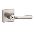 Entry Federal Lever Square Rose Satin Nickel A2170