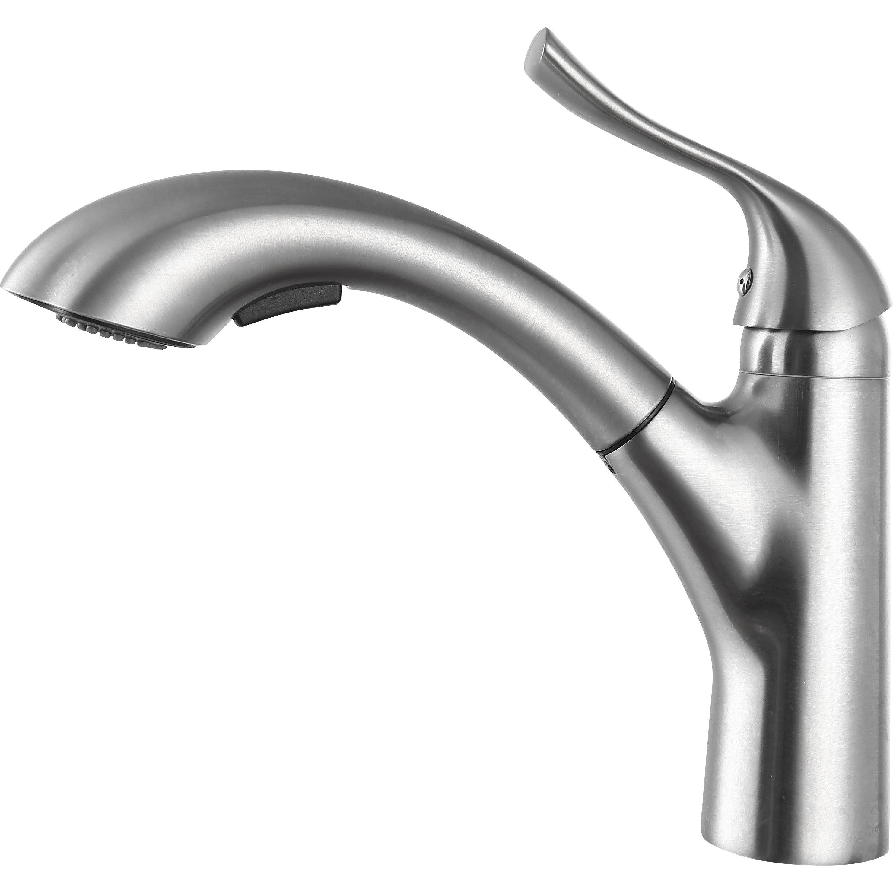Brushed Nickel Single-Handle Pull-Out Sprayer Kitchen Faucet G36800