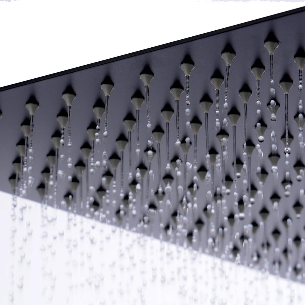 16 Inch Rainfall Square Stainless Steel Shower Head Y480149
