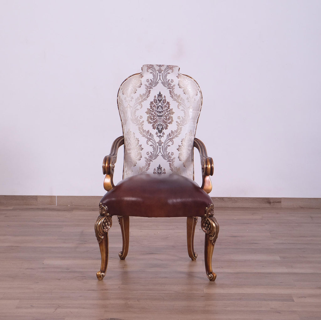 Bronze Dining Arm Chair Set 2Pcs F9739
