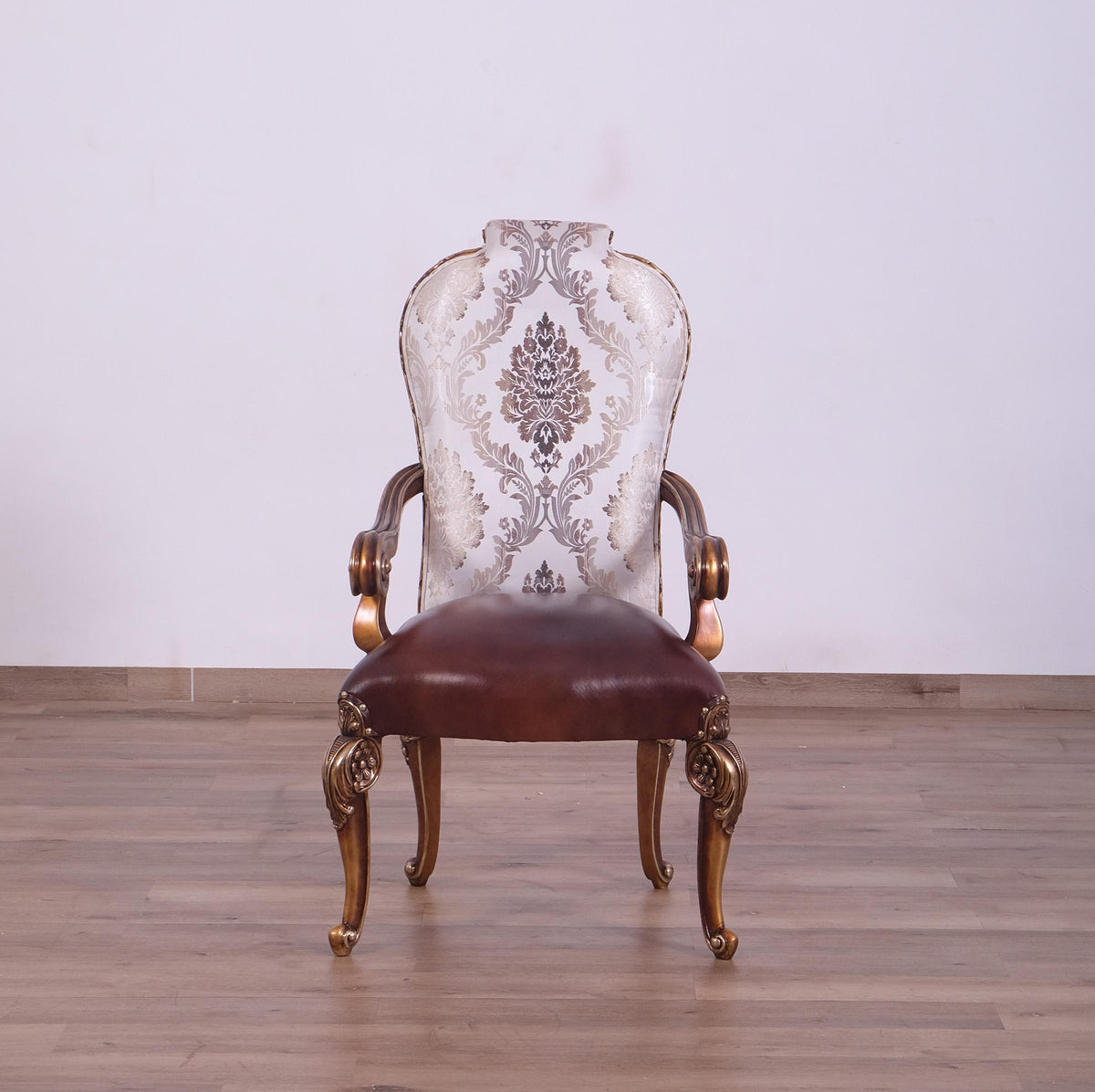 Bronze Dining Arm Chair Set 2Pcs F9739