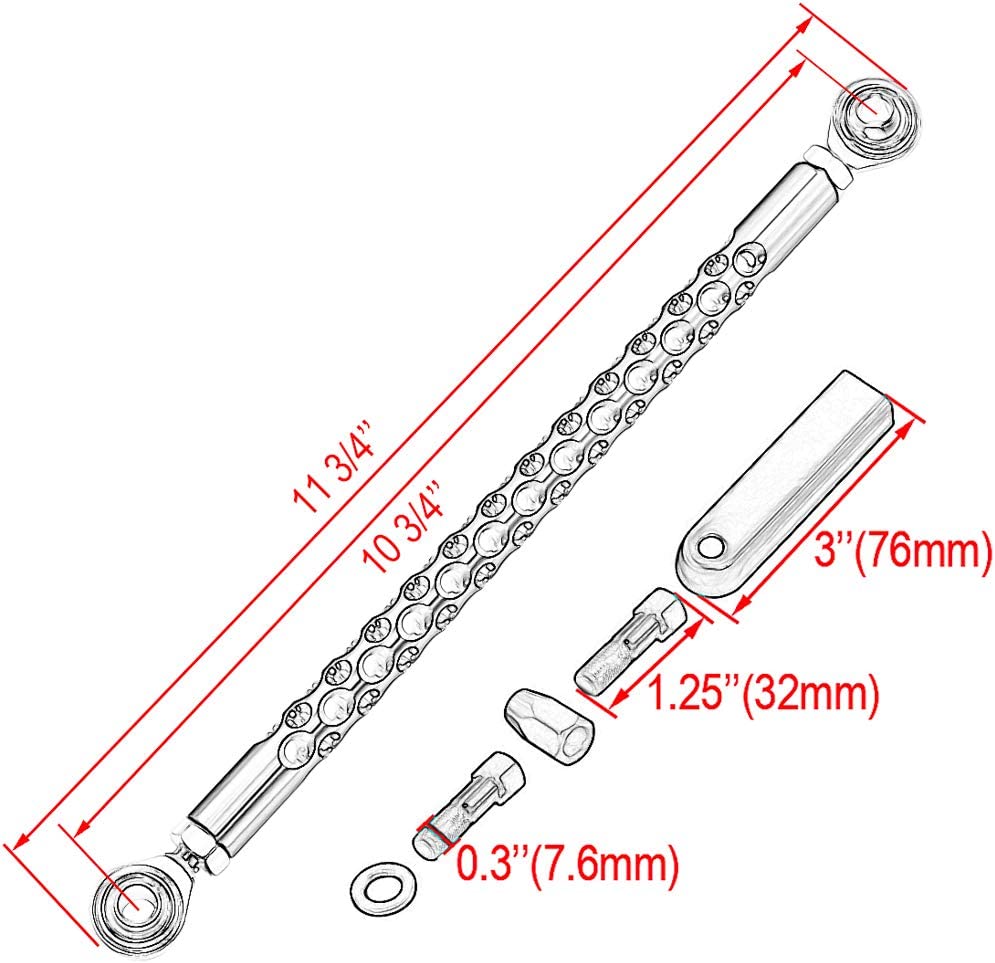 Chrome Gear Shift Linkage S64368