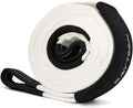 Nylon Kinetic Snatch Strap 4in x 30ft 24,200lb Pulling Force Reinforced Loops Protection Sleeves Pack of 2 G810