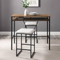 Reclaimed Barnwood Counter Height Dining Set F77625