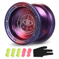 Aluminum Yoyo Ball with Strings and Glove Q83108