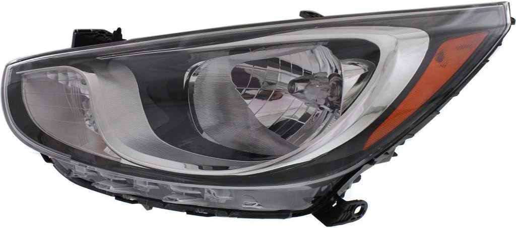 Hyundai Accent Headlight Assembly 2012 2014 Driver Side Halogen N744196
