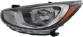 Hyundai Accent Headlight Assembly 2012 2014 Driver Side Halogen N744196