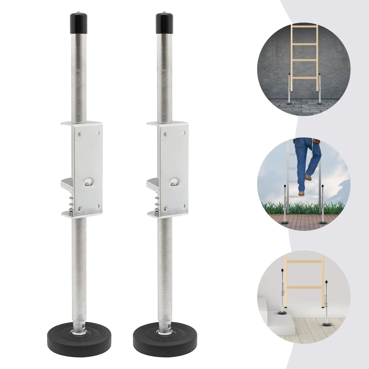 Adjustable Ladder Leveler Stabilizer Leg Tool 330 lbs V173683