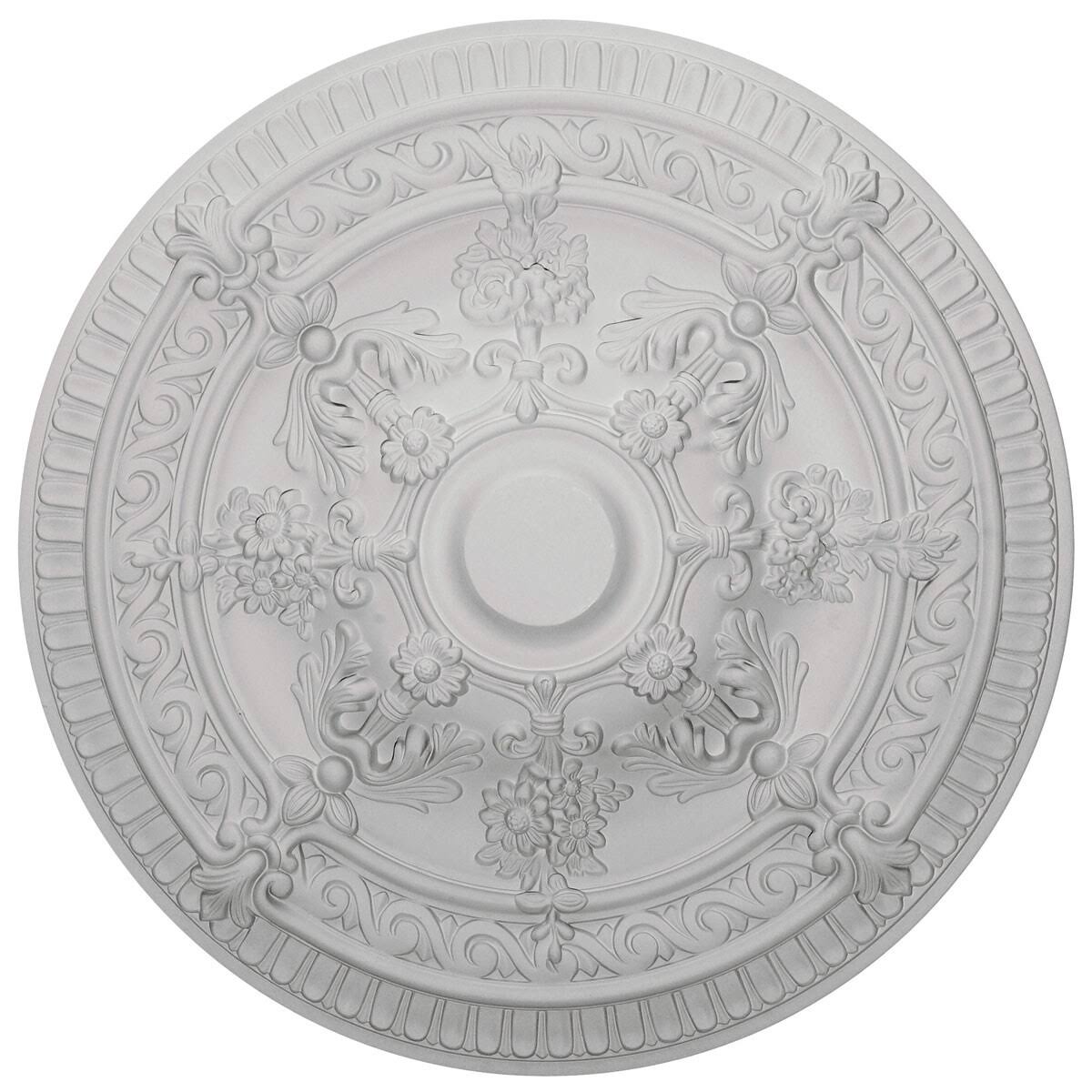 Burnished Mahogany Crackle Ceiling Medallion R58839