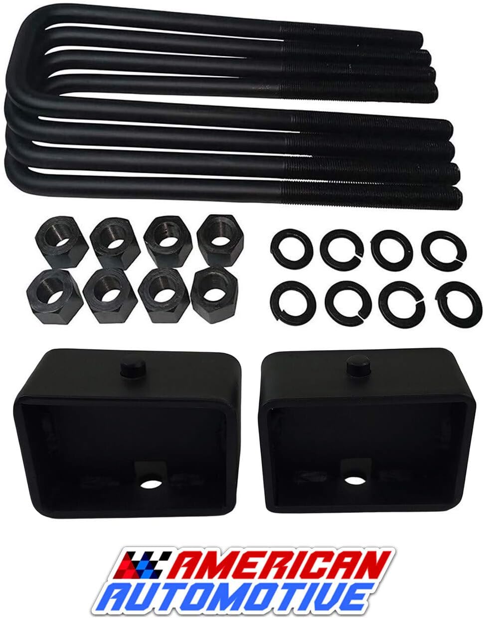 Rear Suspension Lift Steel Blocks with Axle U Bolts E784456