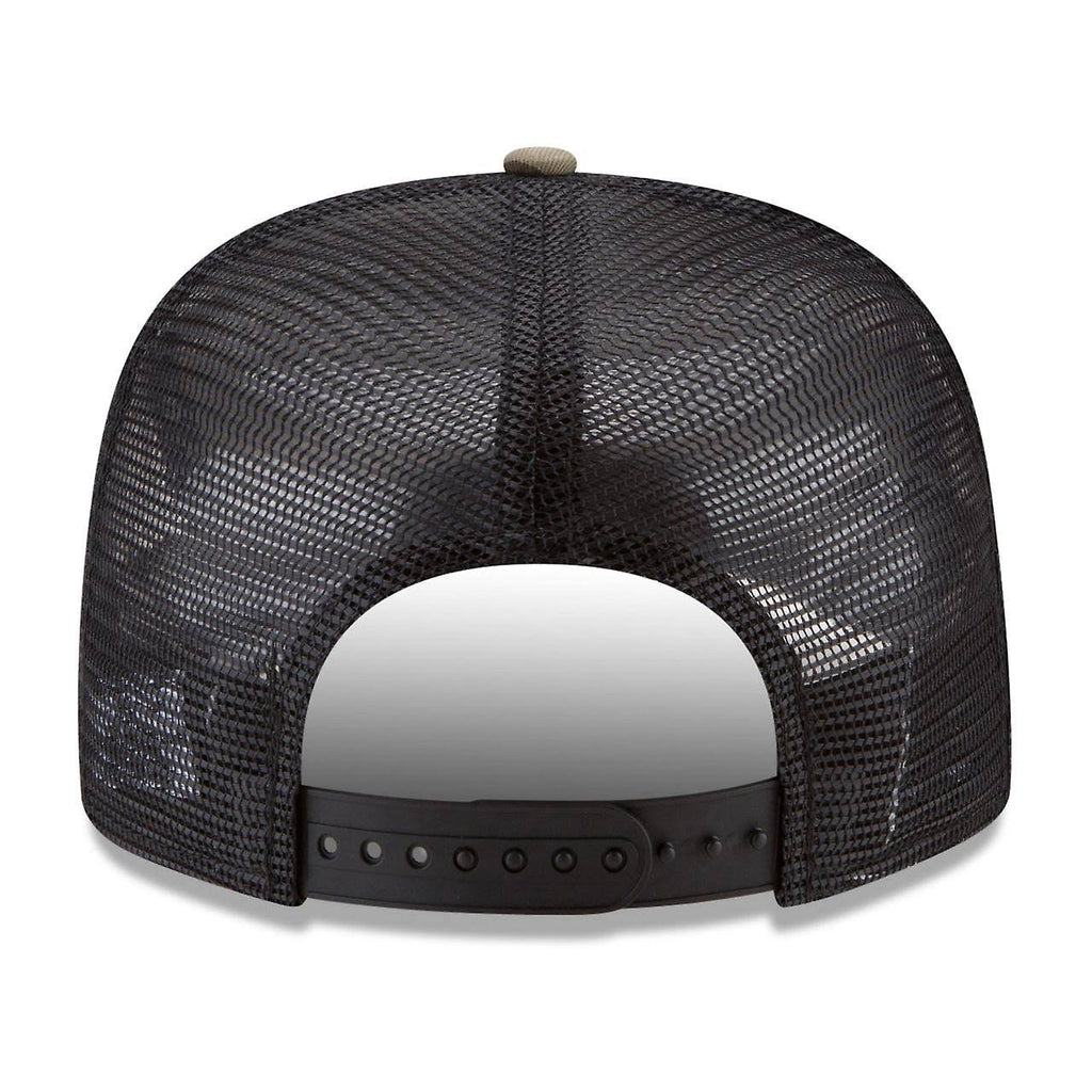 Woodland Camo/Black Trucker Snapback Adjustable Hat F82742